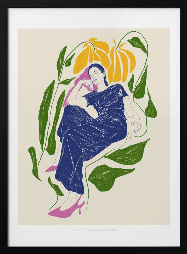 Jlr Quiet in the garden | Poster