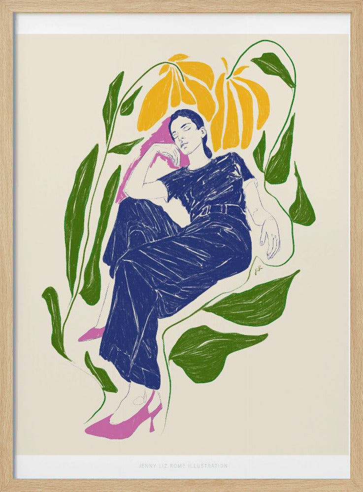 Jlr Quiet in the garden | Poster