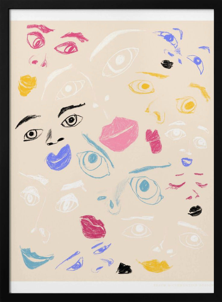 Pandc Faces Copy | Poster