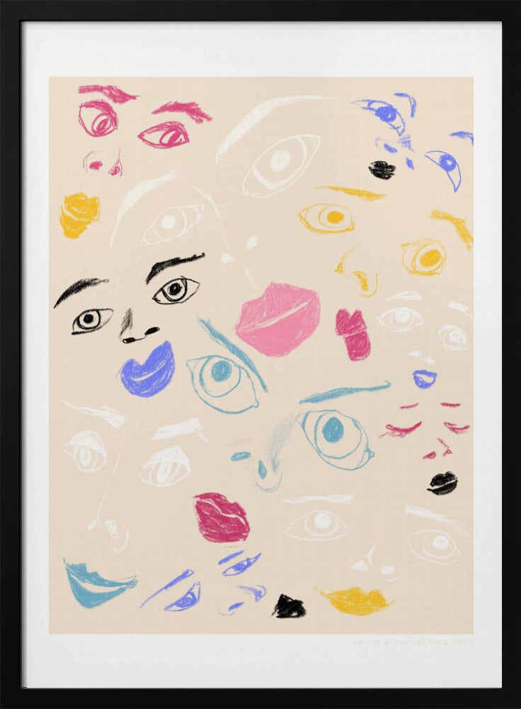 Pandc Faces Copy | Poster