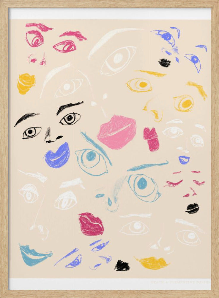 Pandc Faces Copy | Poster