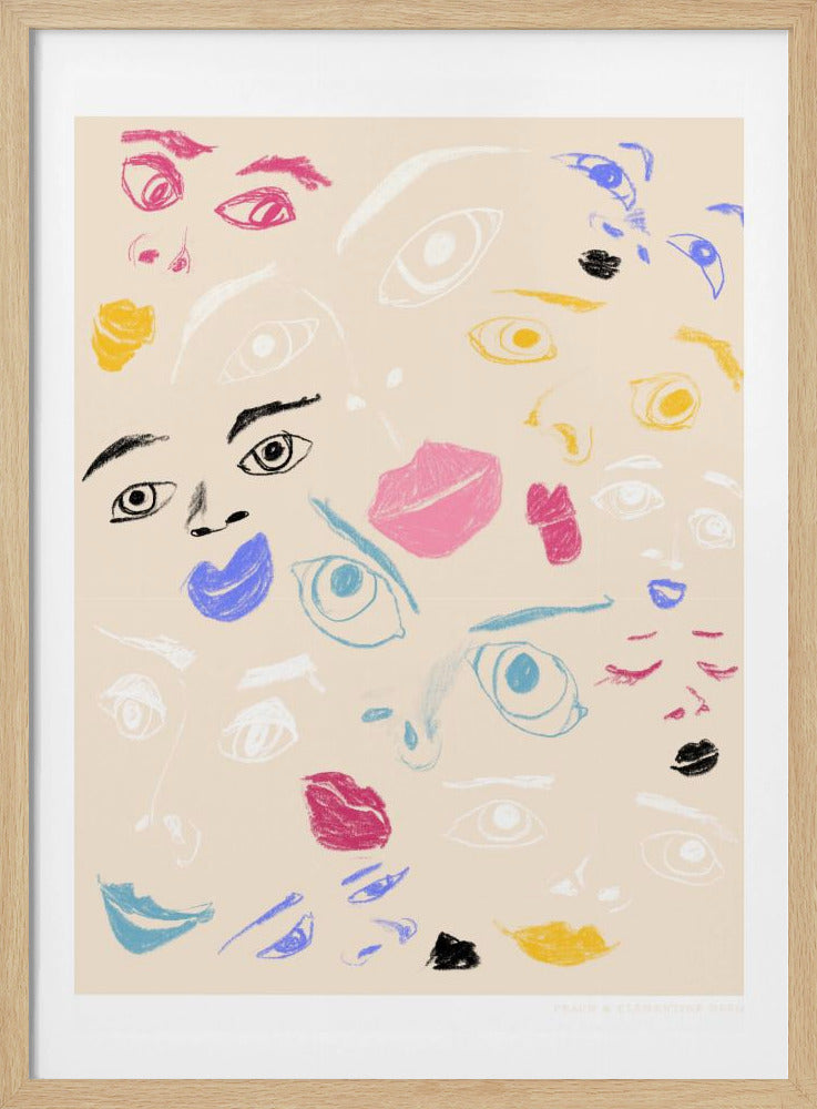 Pandc Faces Copy | Poster