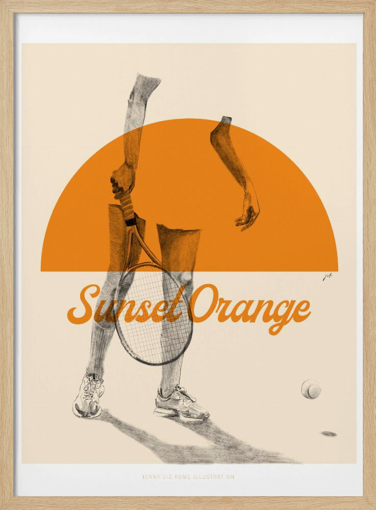 Sunset Orange | Poster