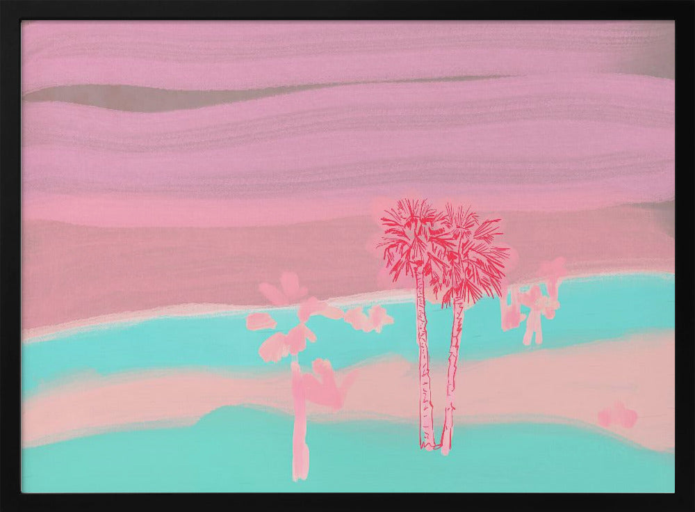 Beach Sundown In Sicily | Poster