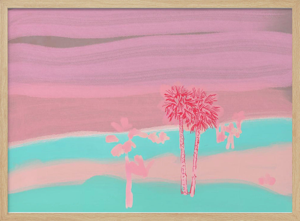 Beach Sundown In Sicily | Poster