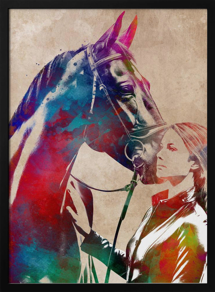 Horse Rider sport art | Poster