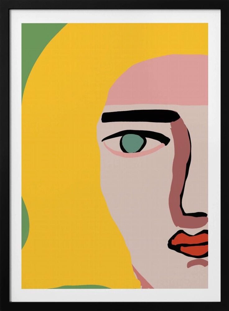 Closeup face blonde | Poster