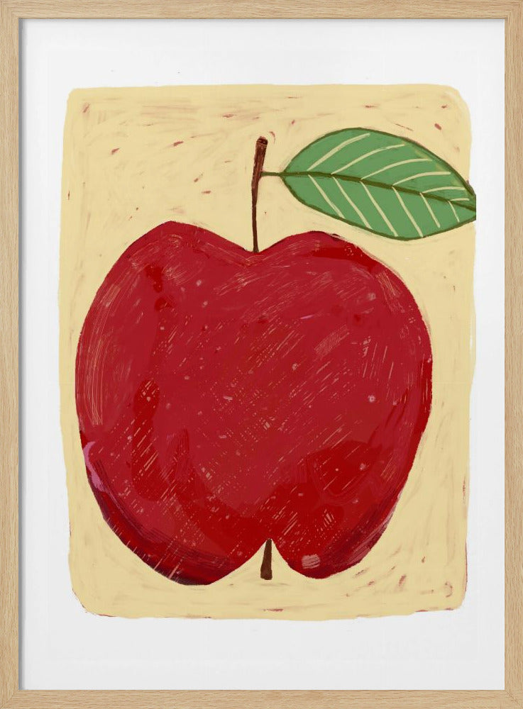 Big red apple | Poster