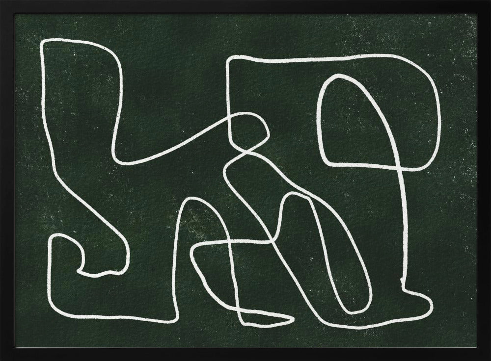 Green scribble | Poster