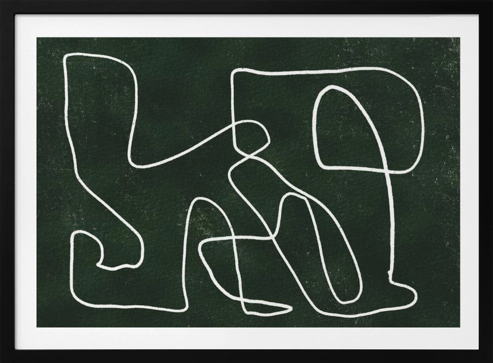 Green scribble | Poster