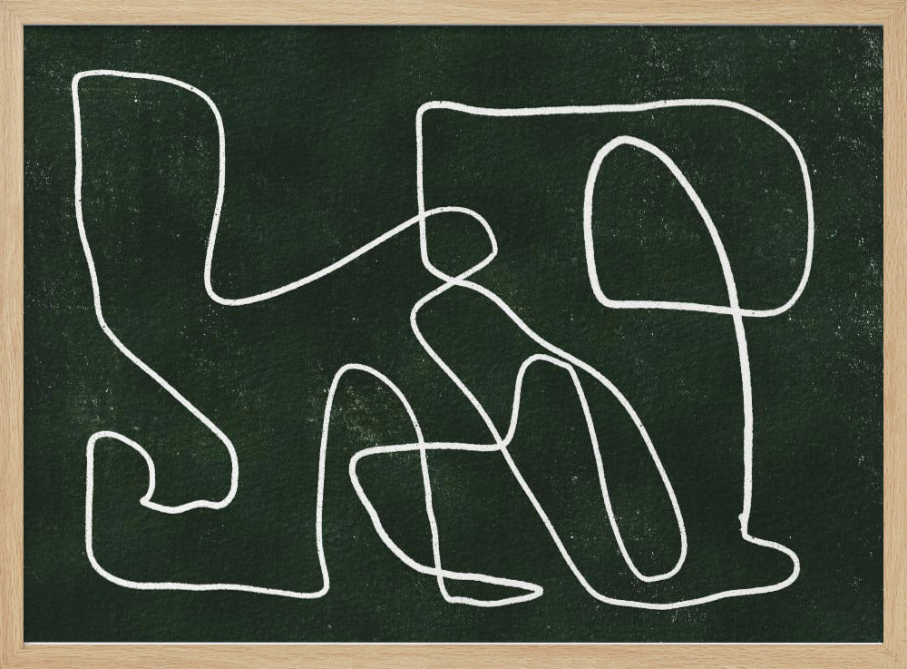 Green scribble | Poster