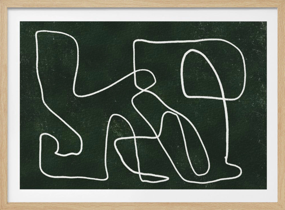 Green scribble | Poster