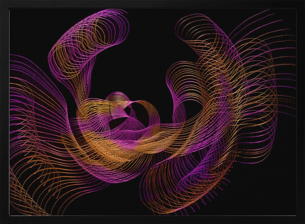 Threads of color | Poster