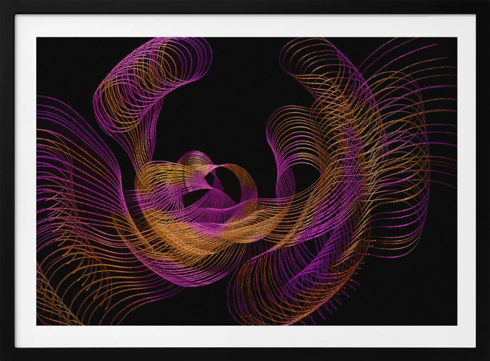 Threads of color | Poster