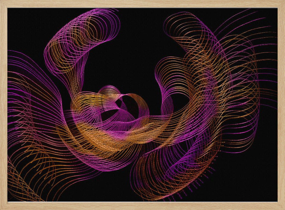 Threads of color | Poster