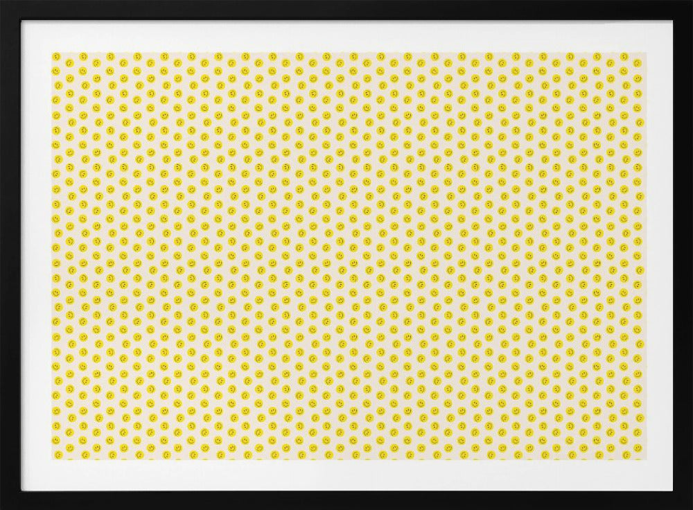 Yellow Smileys (pattern design) | Poster