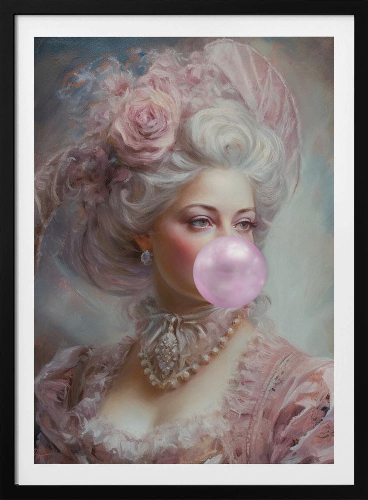 Pastel Marie Antoinette Bubble-Gum | Poster