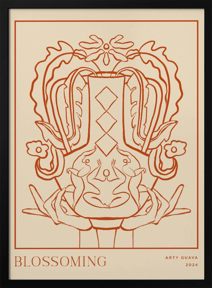 Vessel Collection : Blossom (LineArt) | Poster