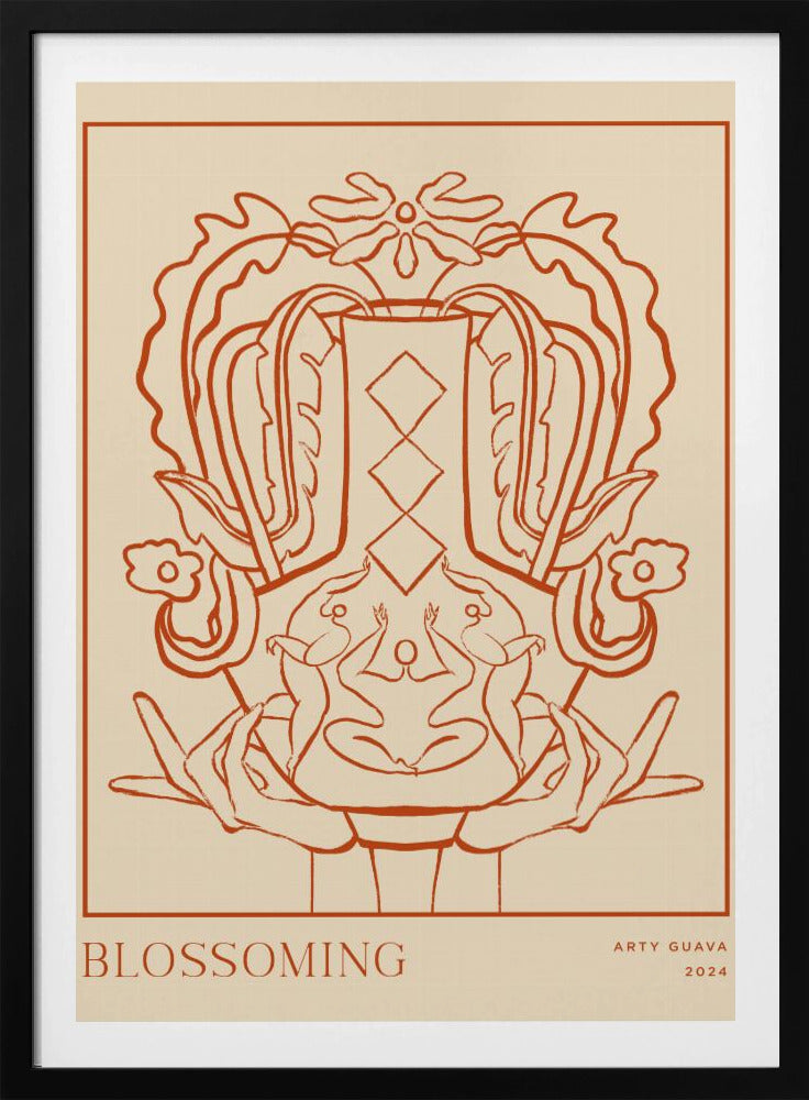 Vessel Collection : Blossom (LineArt) | Poster