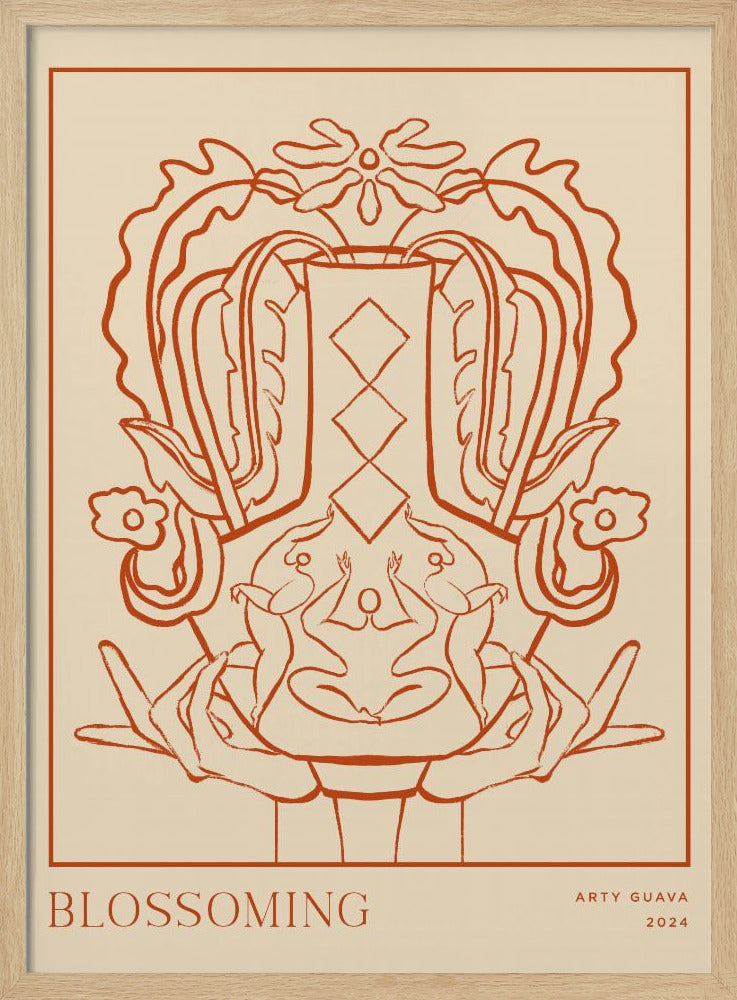 Vessel Collection : Blossom (LineArt) | Poster