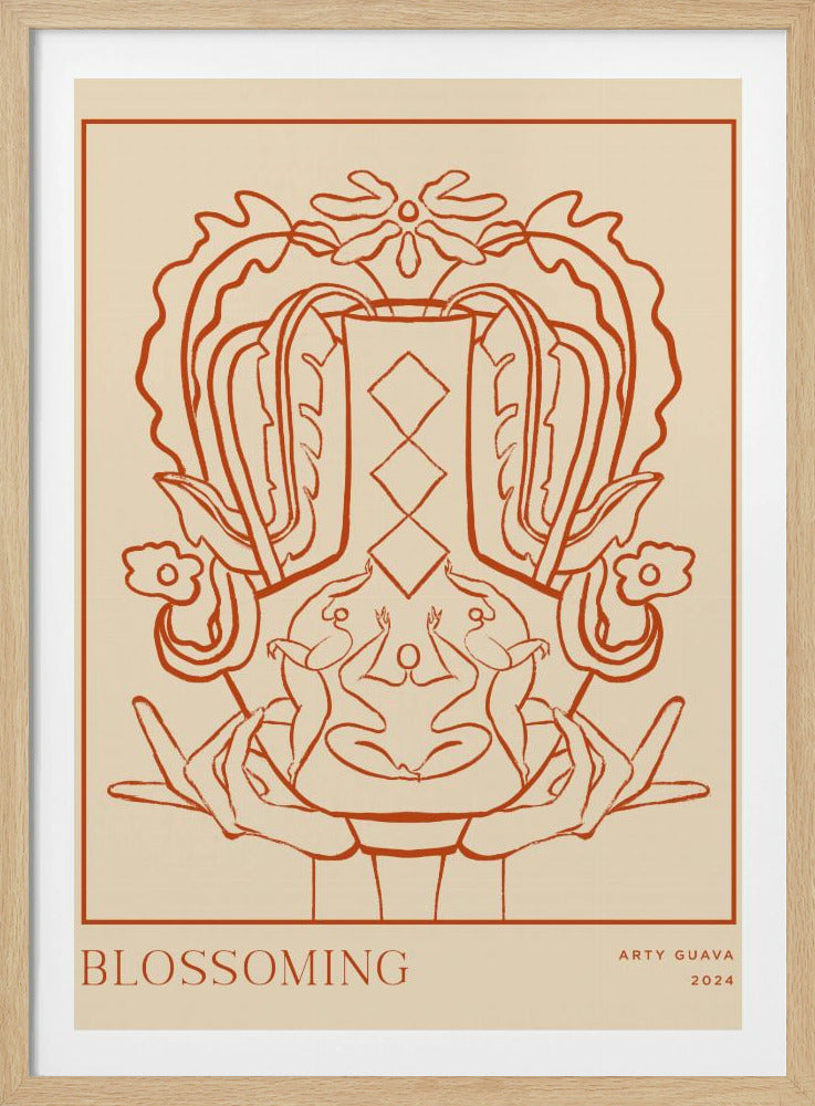 Vessel Collection : Blossom (LineArt) | Poster