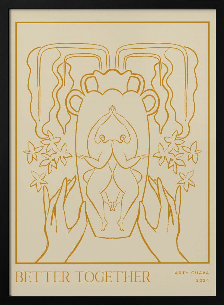 Vessel Collection : Better Together (LineArt) | Poster