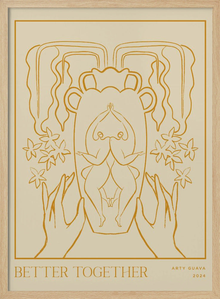 Vessel Collection : Better Together (LineArt) | Poster