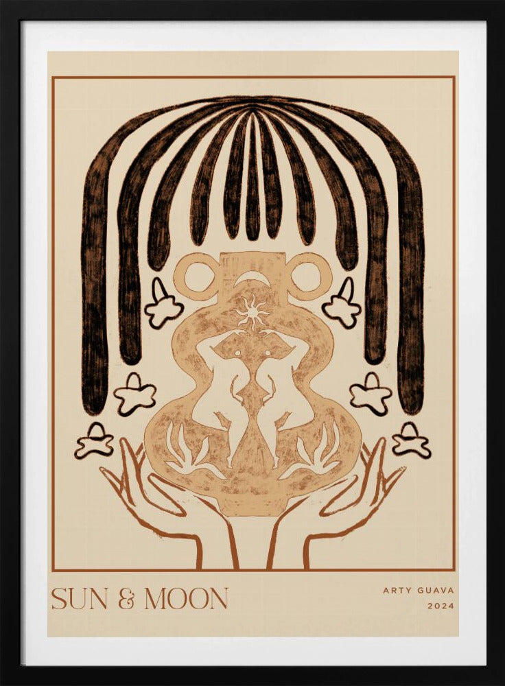 Vessel Collection : Sun &amp; Moon (LineArt) | Poster