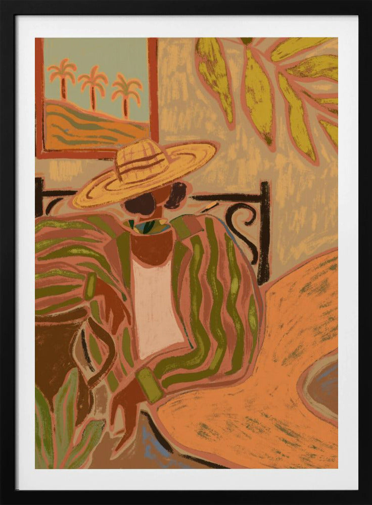 Lady in Stripe | Poster