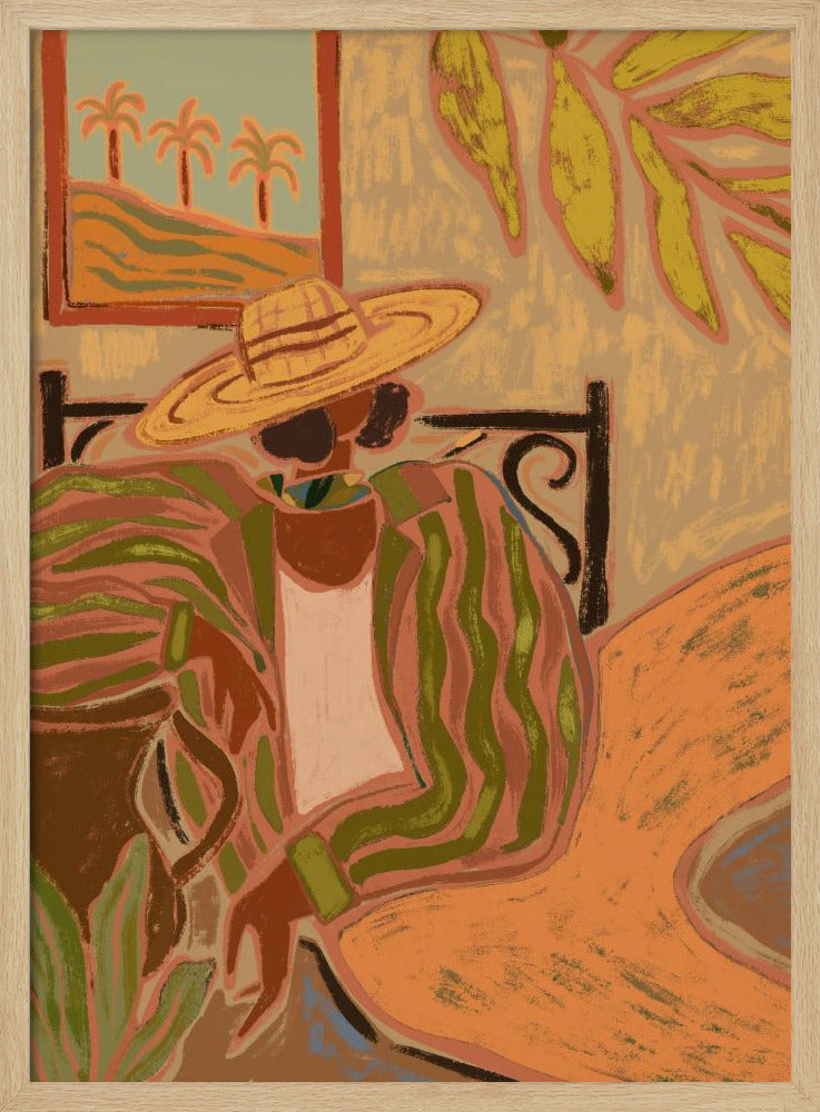 Lady in Stripe | Poster