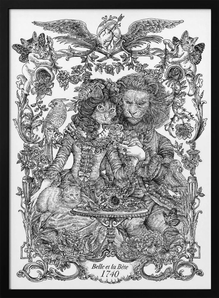 Cat Beauty &amp; Beast | Poster