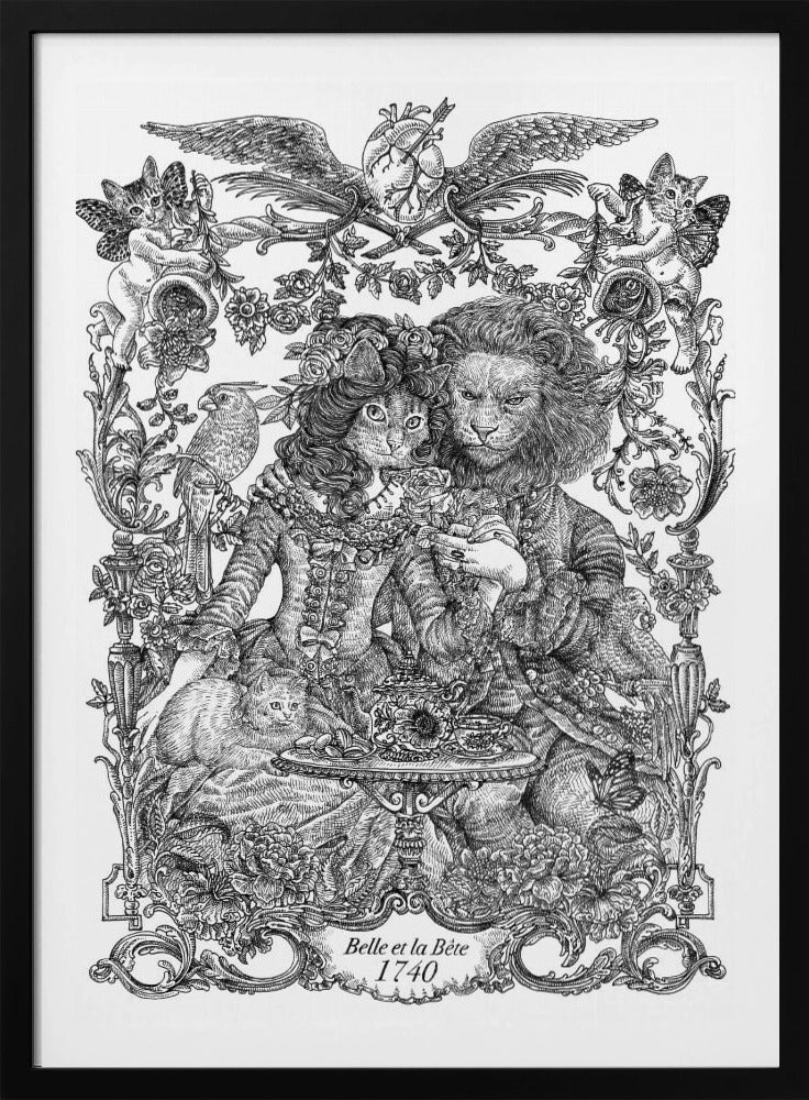 Cat Beauty &amp; Beast | Poster