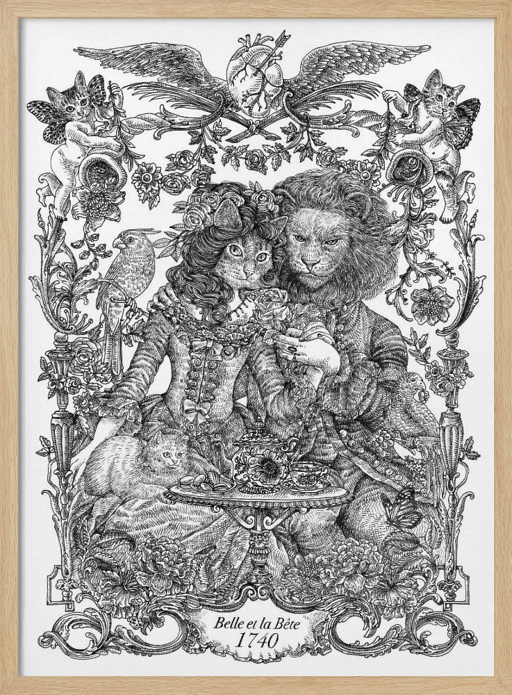 Cat Beauty &amp; Beast | Poster