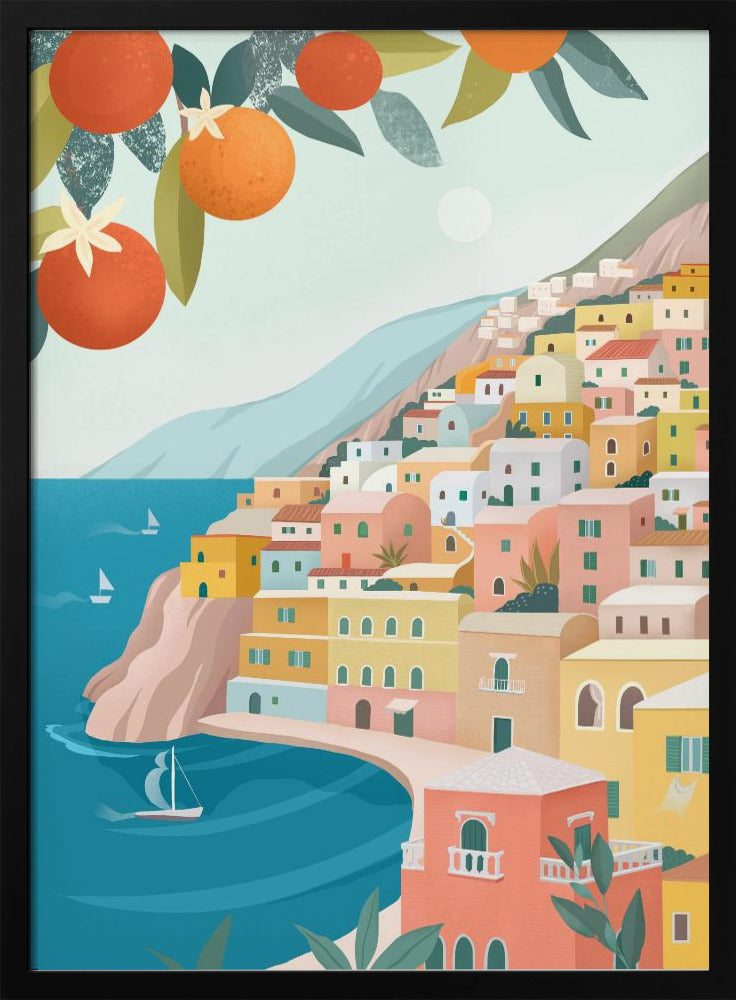 Positano Coast Italy | Poster