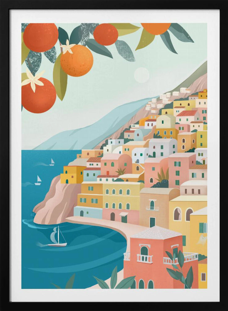 Positano Coast Italy | Poster