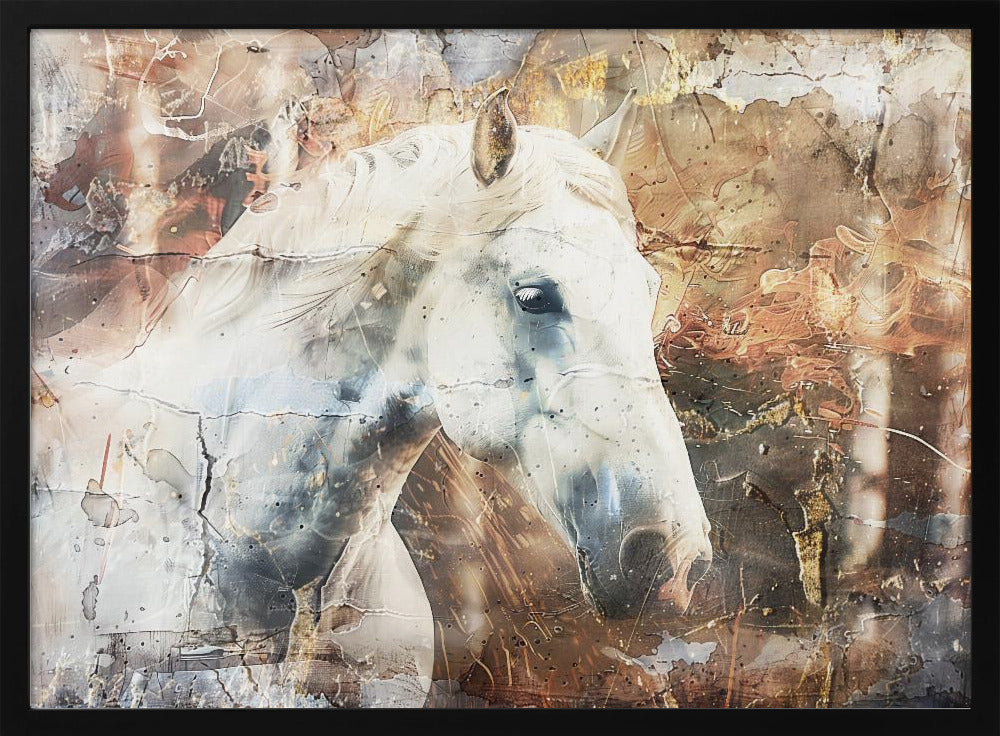 Horse Animal Vintage Art Illustration Wallart 05 | Poster