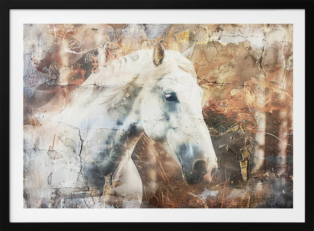 Horse Animal Vintage Art Illustration Wallart 05 | Poster