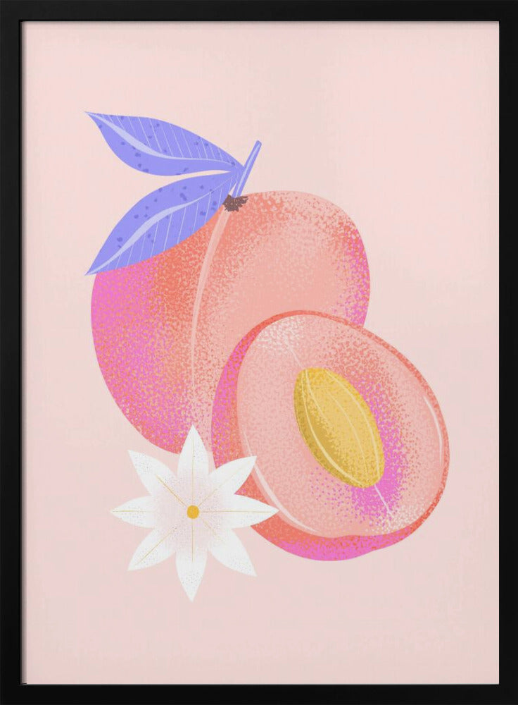 Textured Peach | Poster