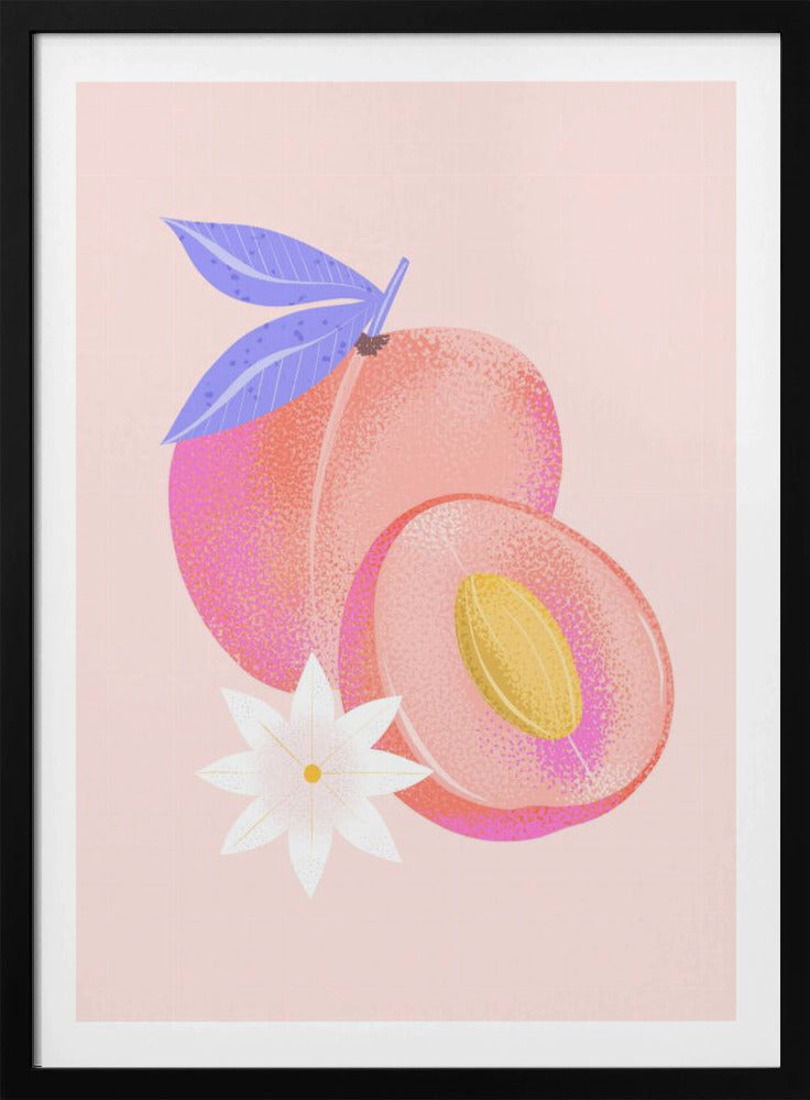 Textured Peach | Poster