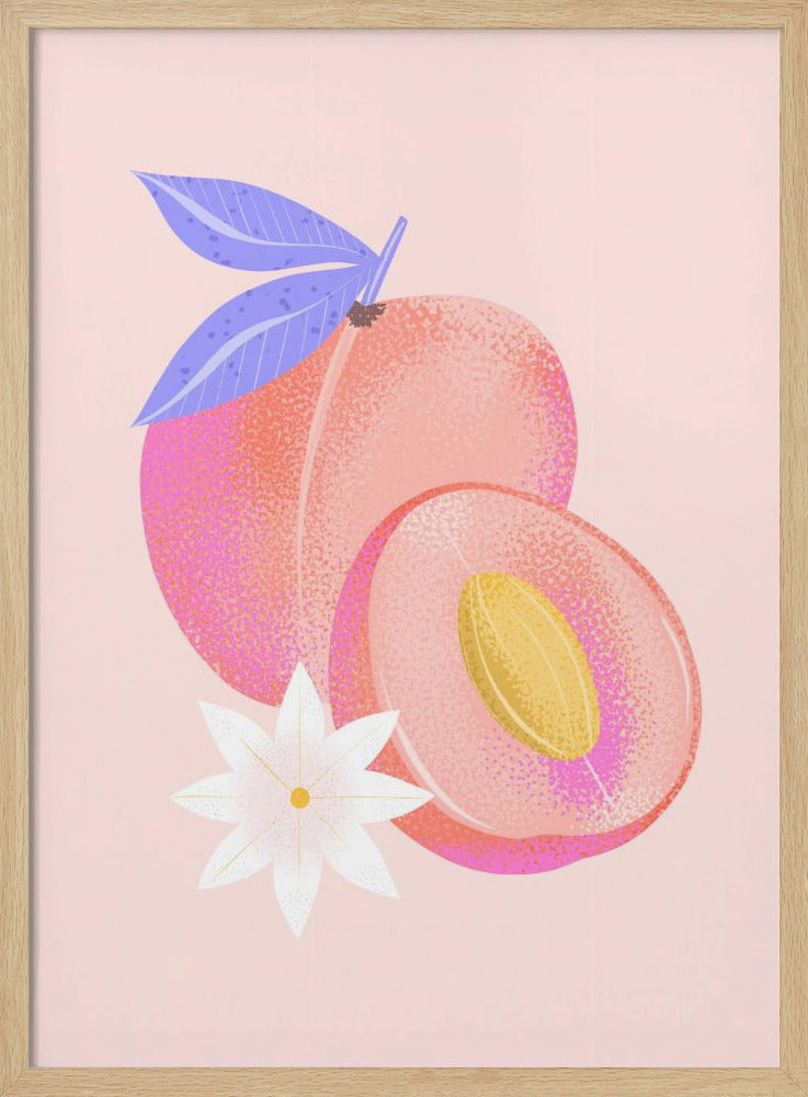 Textured Peach | Poster