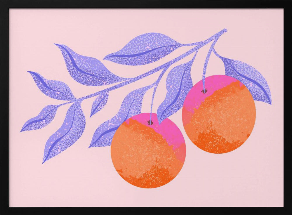 Abstract Orange Branch | Poster