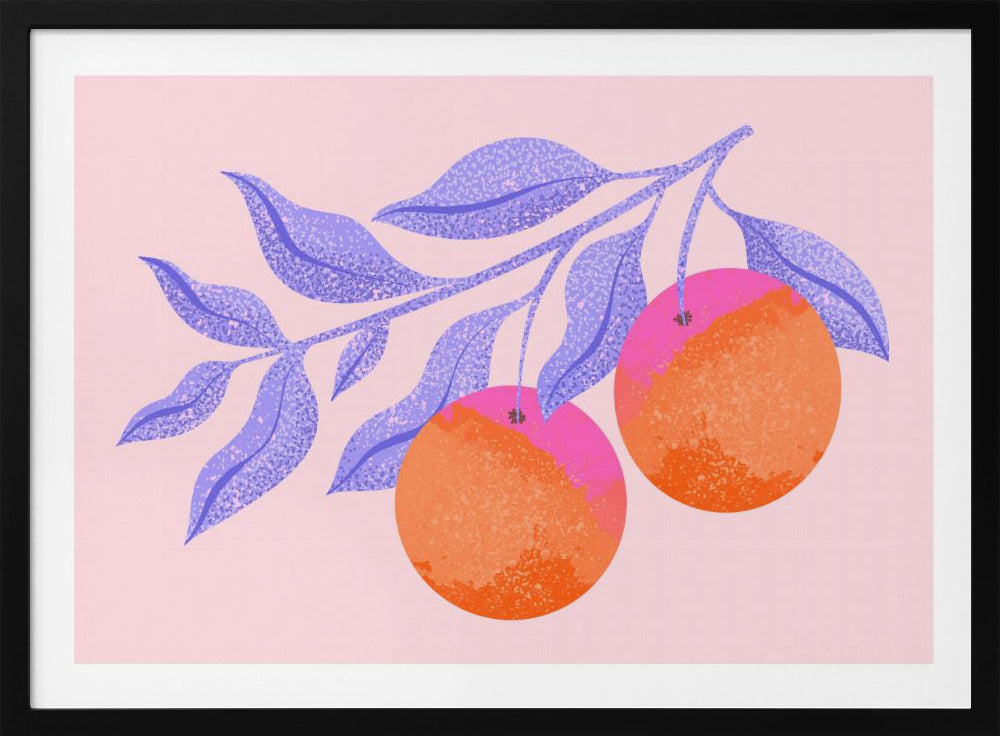 Abstract Orange Branch | Poster