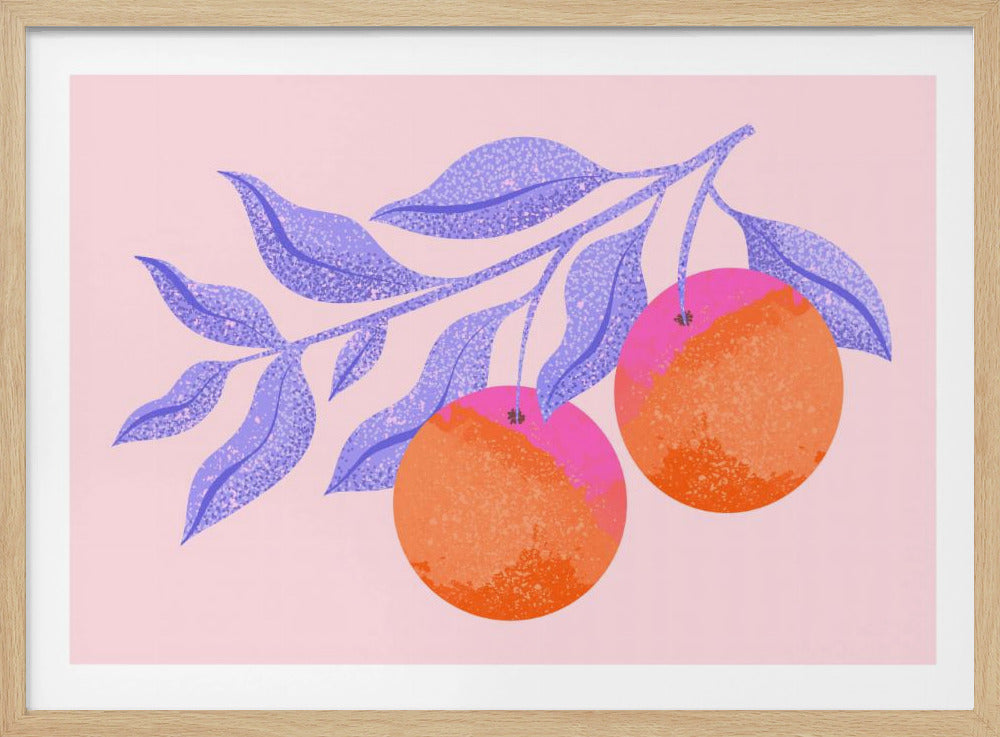 Abstract Orange Branch | Poster