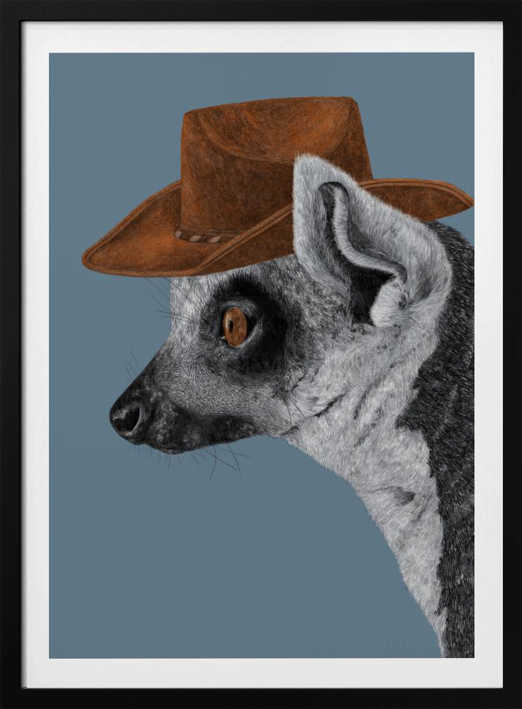 Felix The Cowboy Lemur | Poster