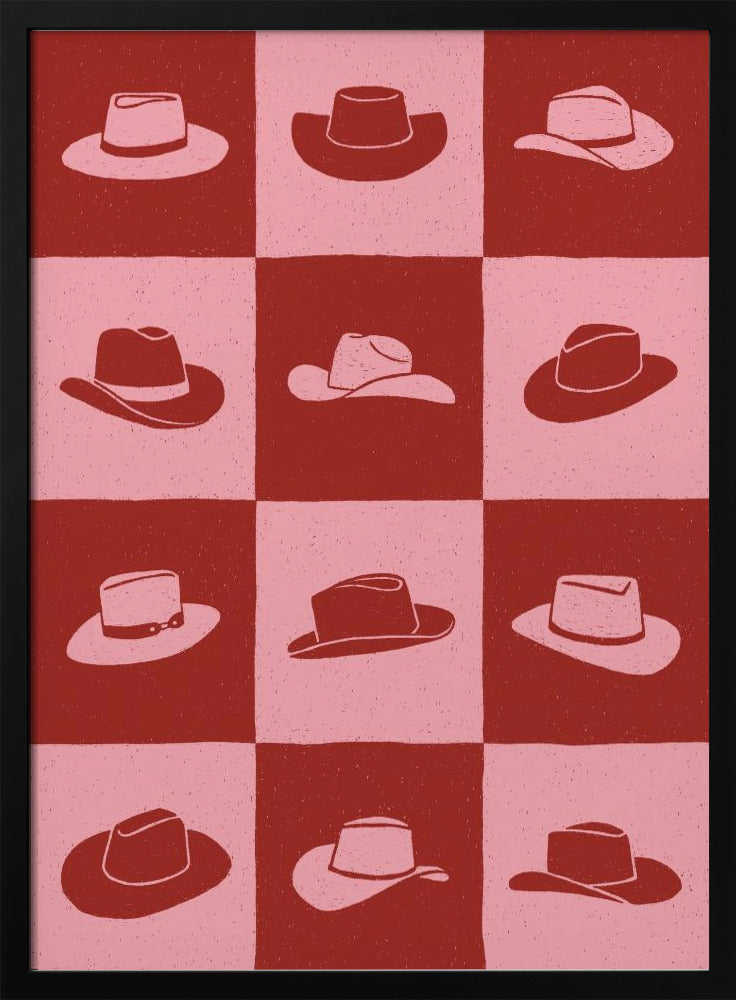 Cowgirl Checkerboard | Poster