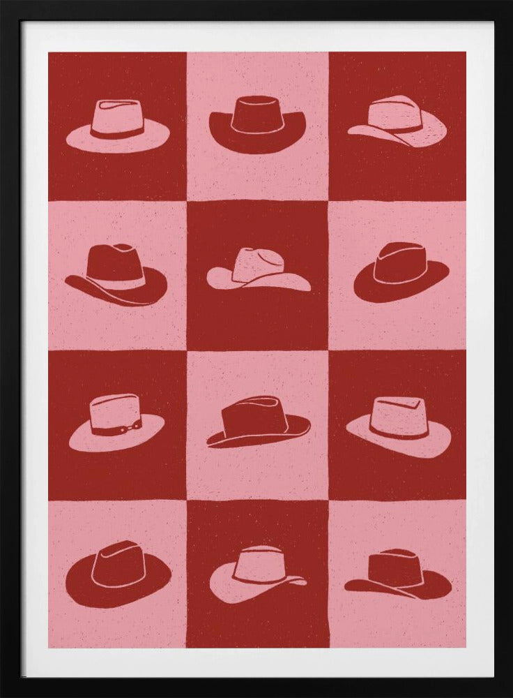 Cowgirl Checkerboard | Poster