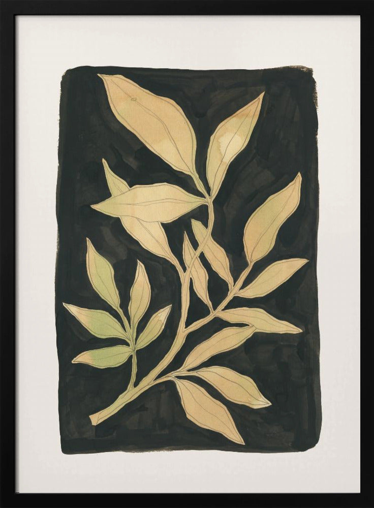 Foliage noir N.1 | Poster