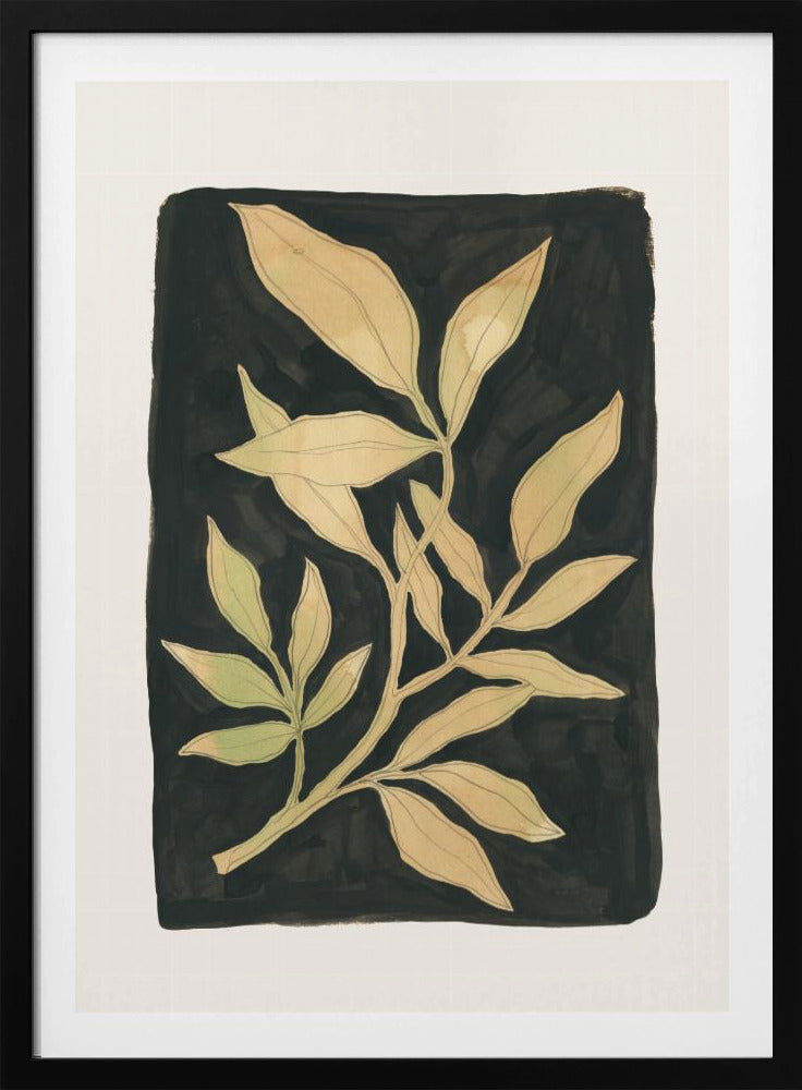 Foliage noir N.1 | Poster