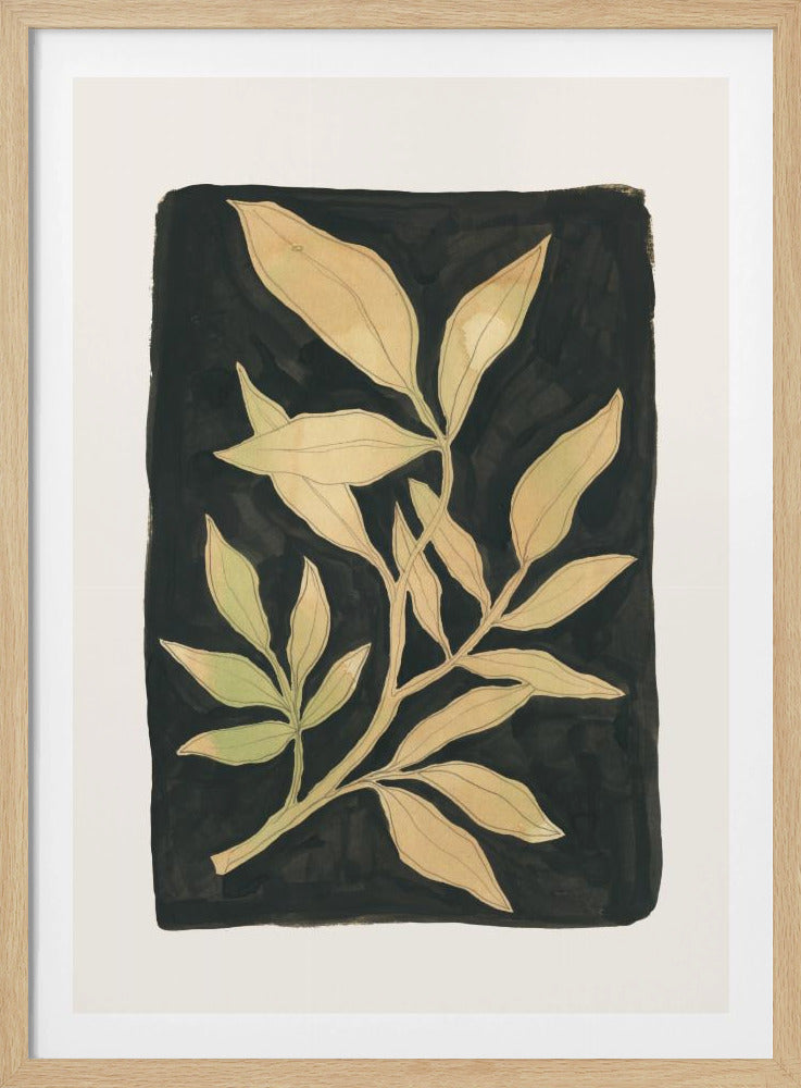 Foliage noir N.1 | Poster