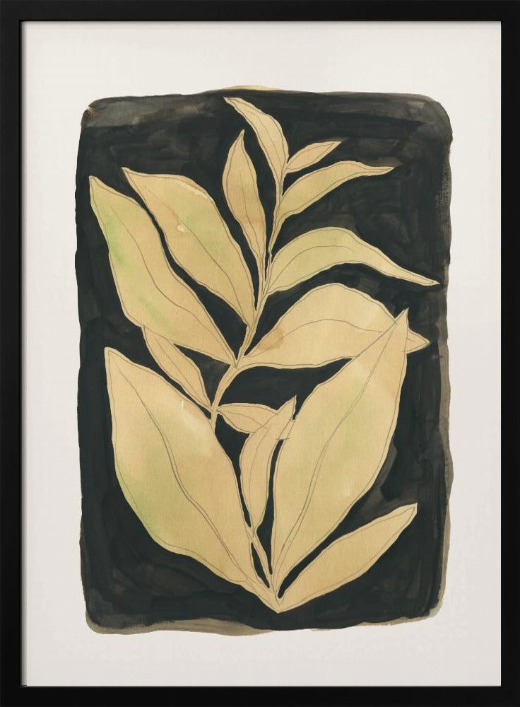 Foliage noir N.2 | Poster